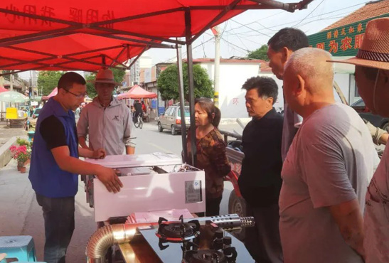 柳店燃气壁挂炉 | 地推活动火热开展中