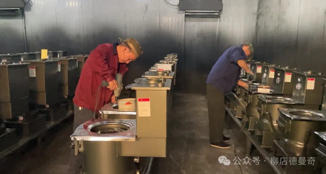 柳店新型环保炉具生产旺季“火热”发货中！